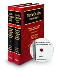Thorp's North Carolina Trial Practice Forms